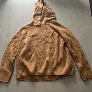 Mustard Yellow fleece hoodie Crown & Ivy